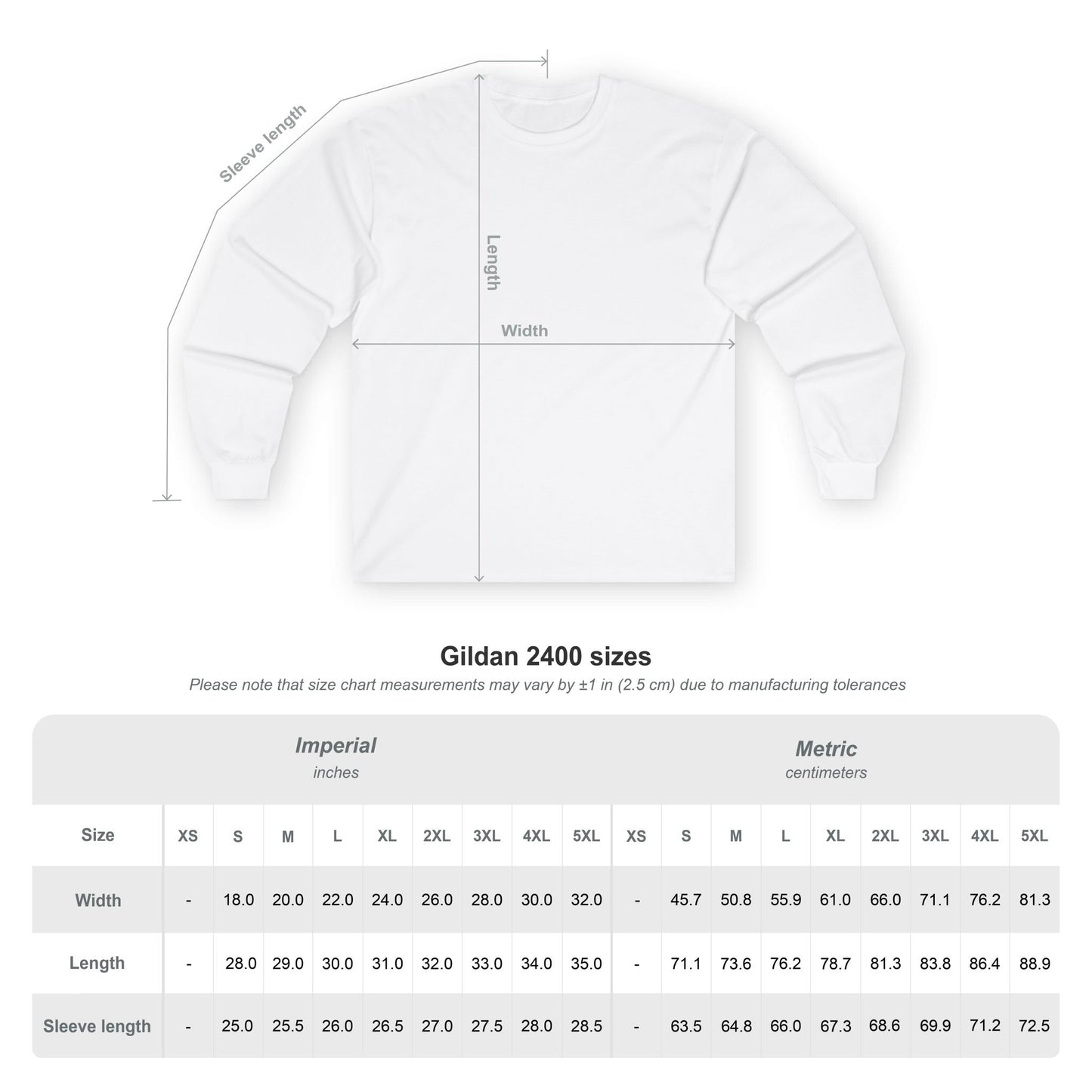 Rise Long Sleeve Tee, Adult S-5XL