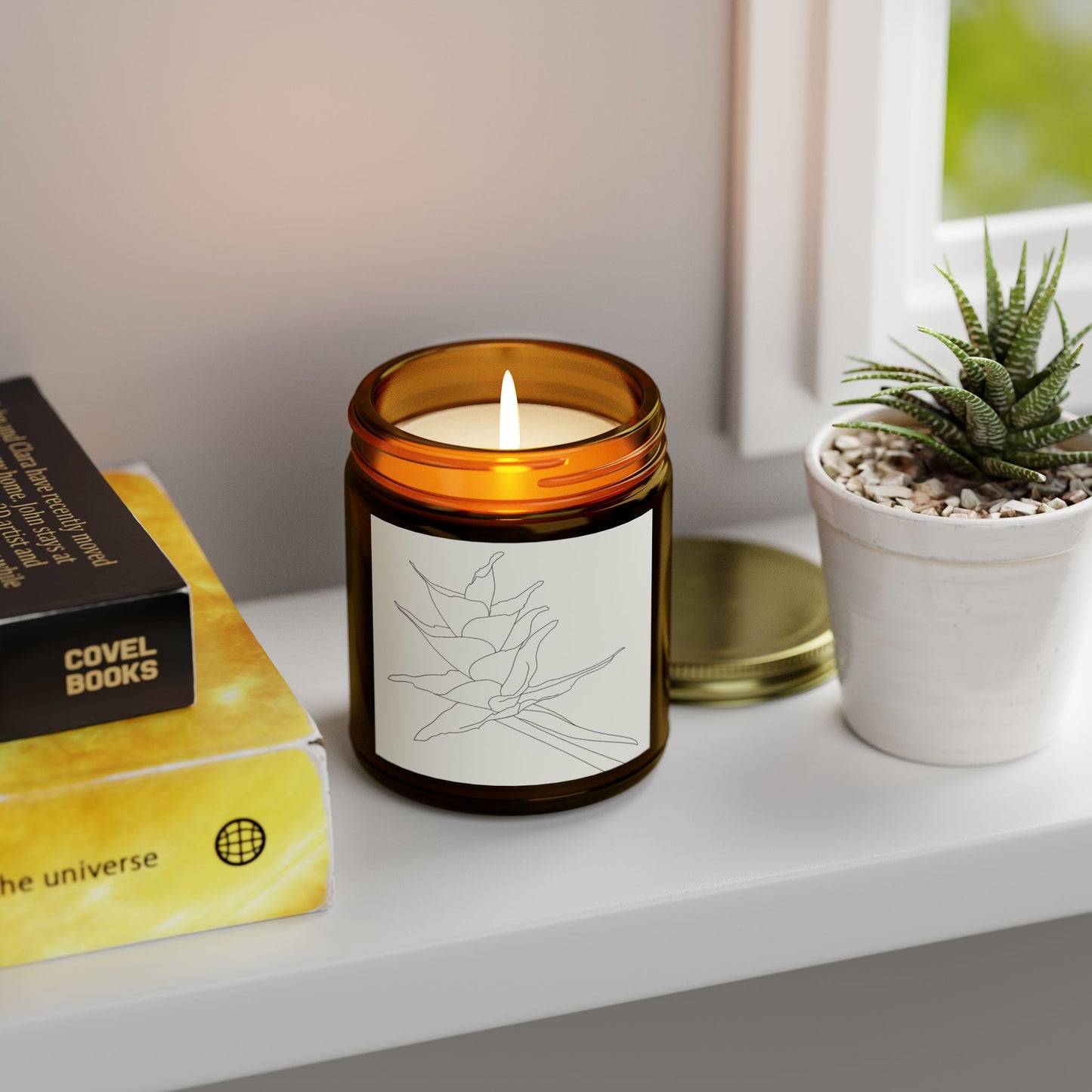 Non-toxic Scented Candle, Puerto Rico Botanical Bromeliad