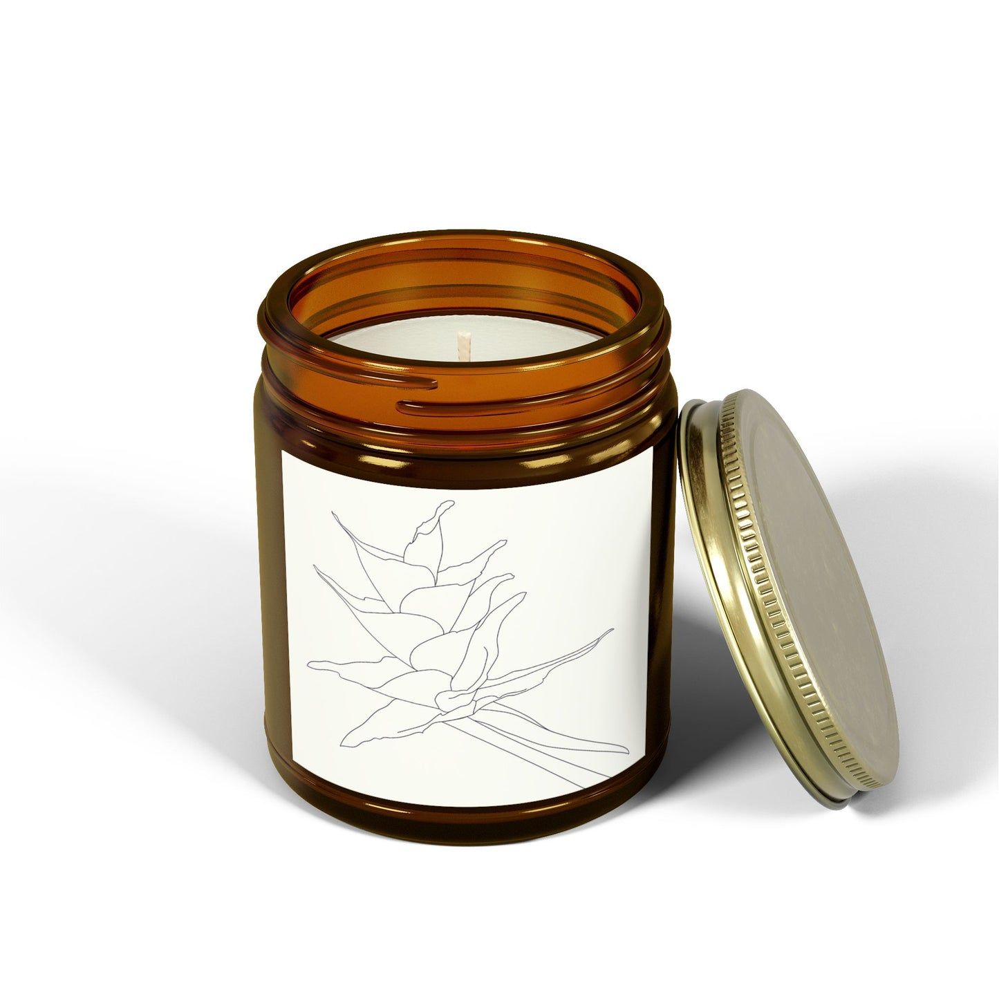 Non-toxic Scented Candle, Puerto Rico Botanical Bromeliad
