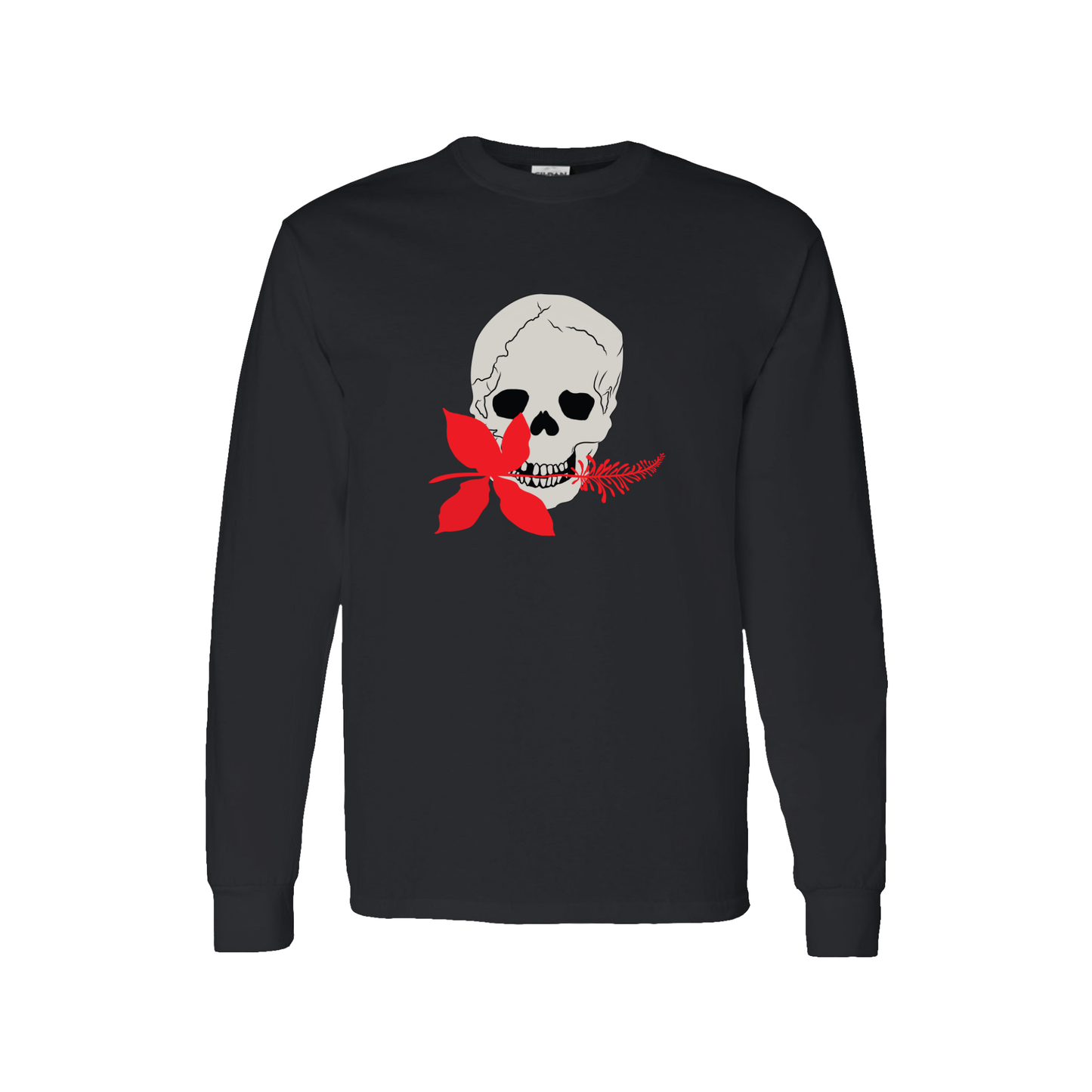 Soft Bite Skull Long Sleeve Tee Unisex