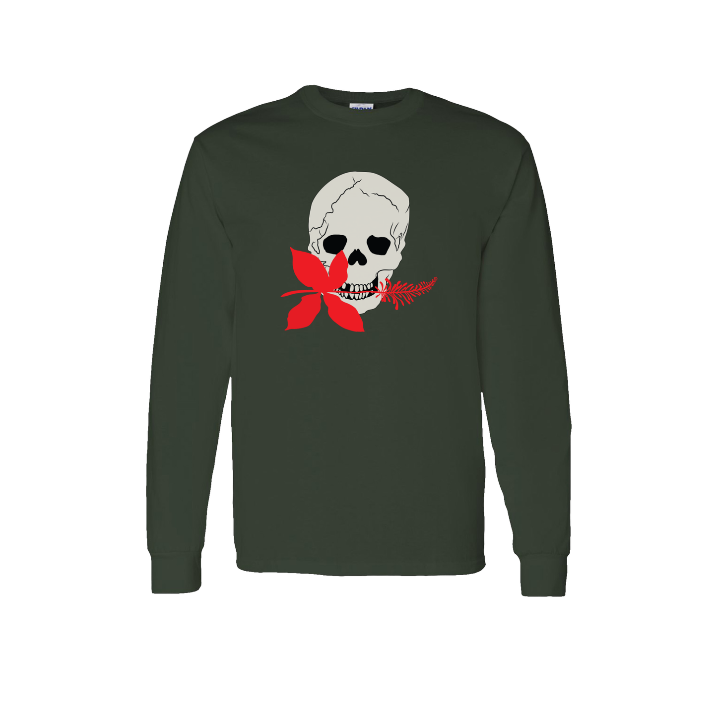 Soft Bite Skull Long Sleeve Tee Unisex