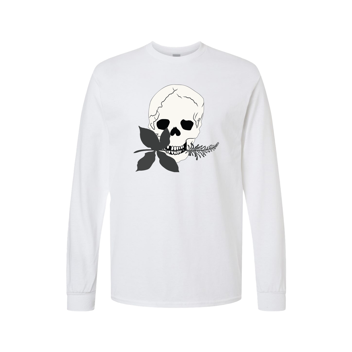 Soft Bite Skull Long Sleeve Tee Unisex