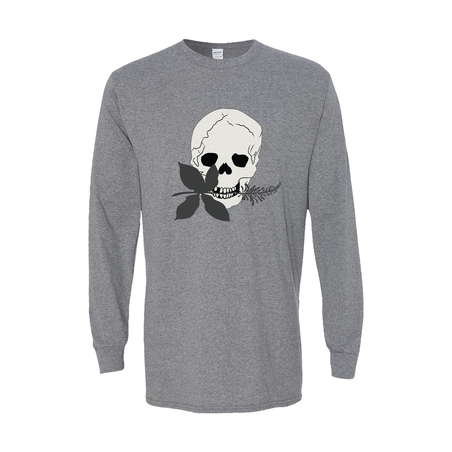 Soft Bite Skull Long Sleeve Tee Unisex