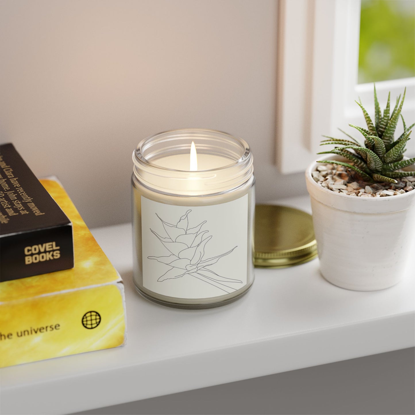 Non-toxic Scented Candle, Puerto Rico Botanical Bromeliad