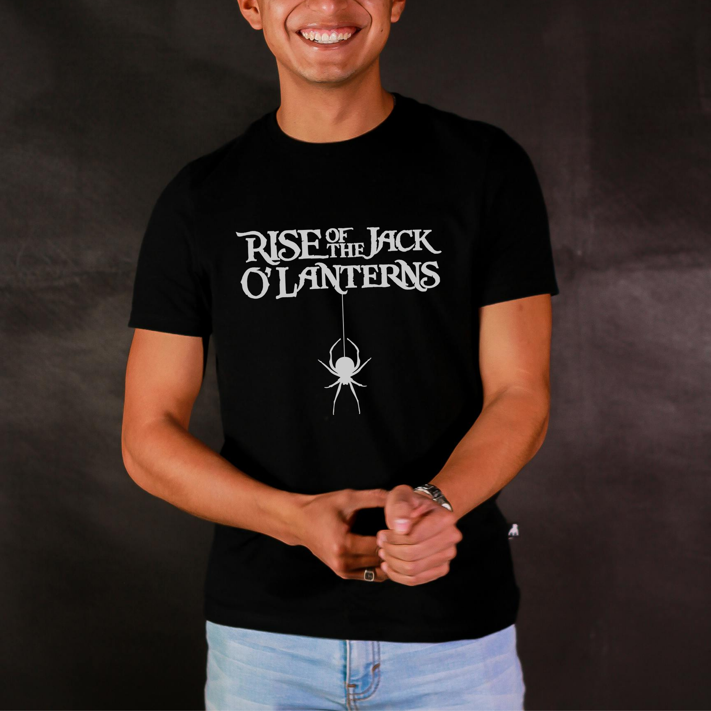 Rise TShirt White Spider Drop, Adult XS-XL