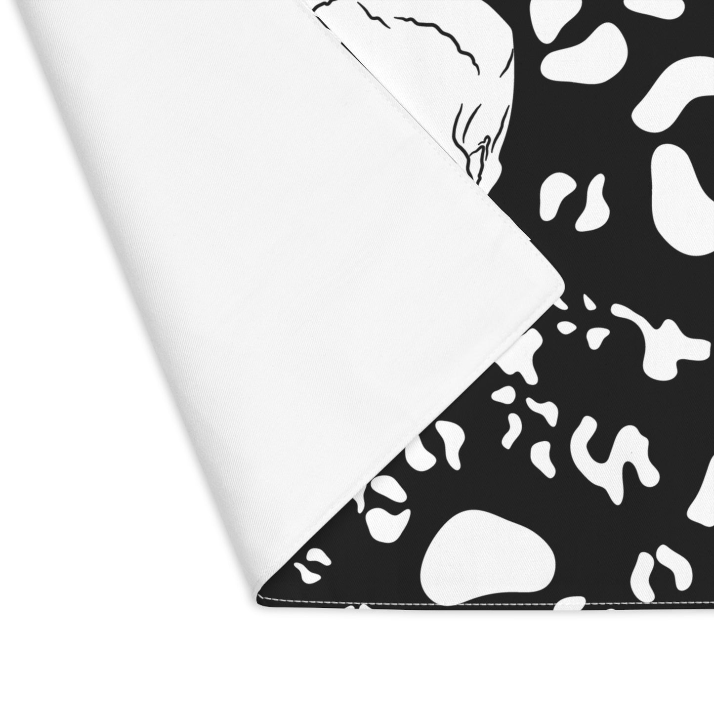 Placemat, Skull Alocasia Plant Pattern Art