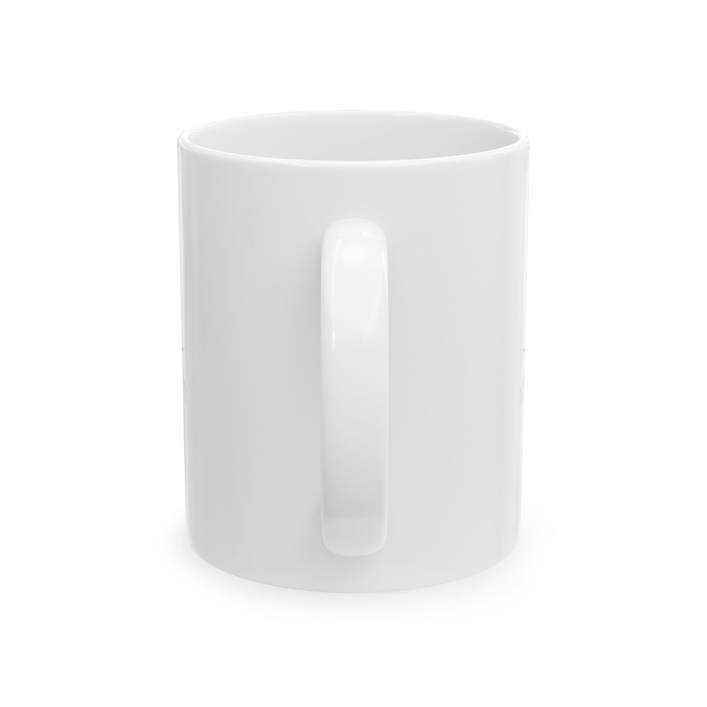 Bromeliad Icon Drawing Ceramic Mug, (11oz)