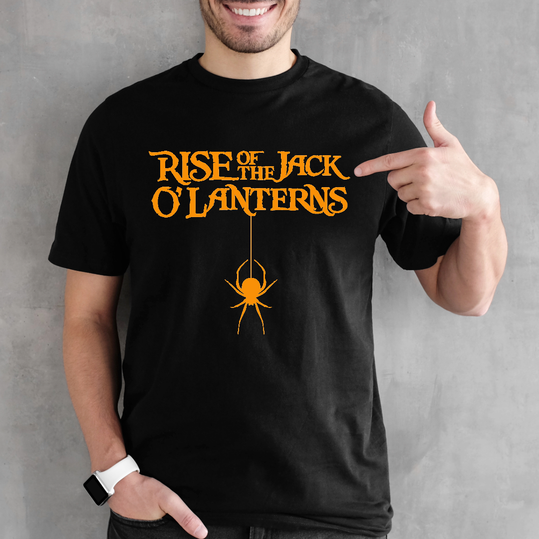 Rise TShirt Orange Spider Drop, Adult XS-XL