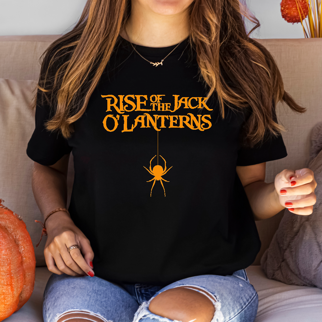 Rise TShirt Orange Spider Drop, Adult XS-XL