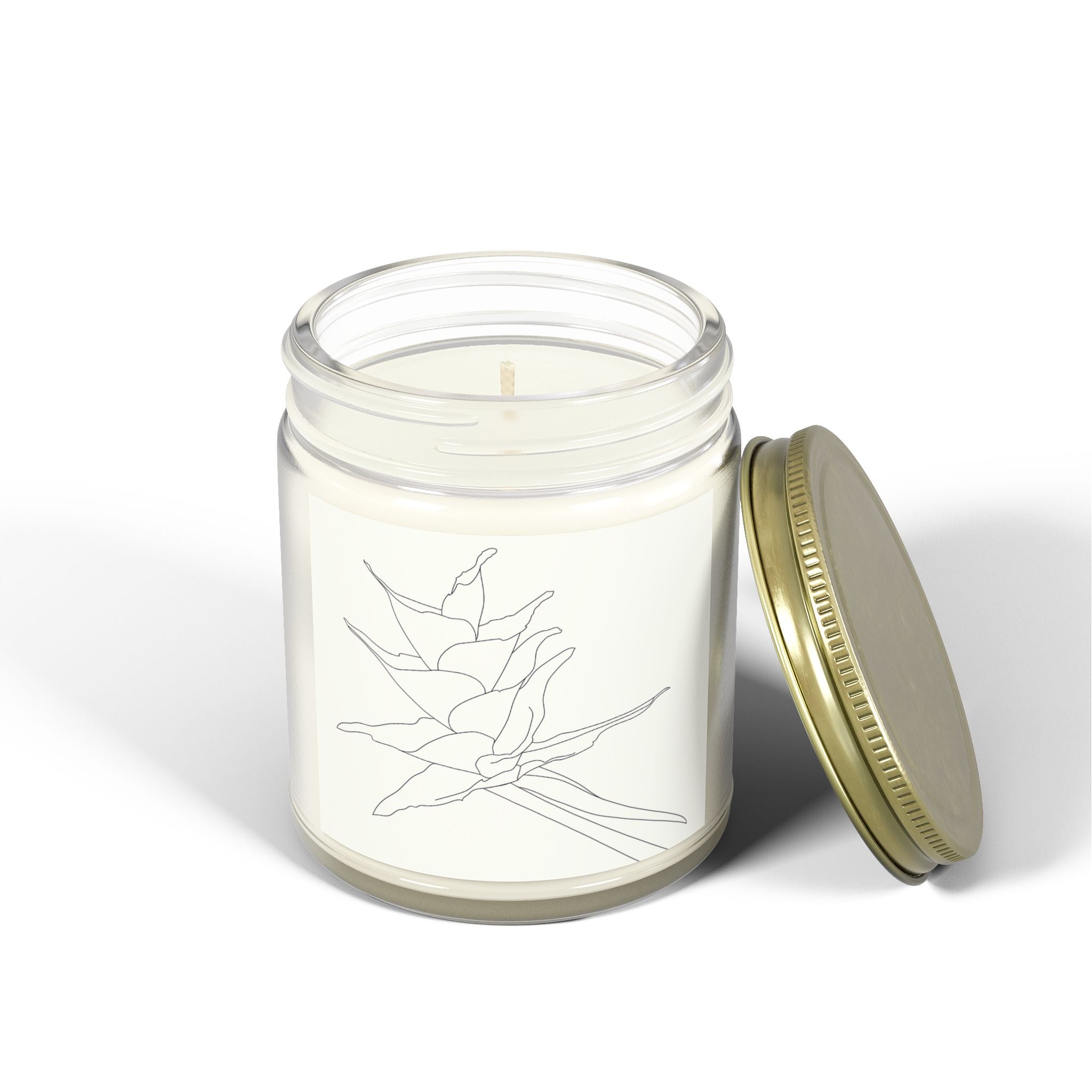 Non-toxic Scented Candle, Puerto Rico Botanical Bromeliad