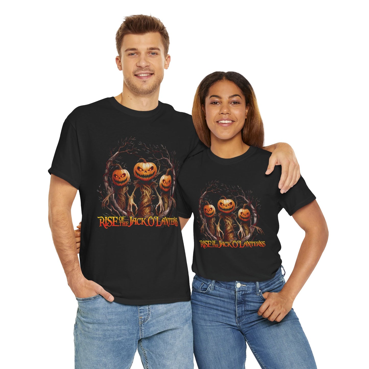 Rise of the JackOLanterns, Trio, (Black Unisex Tee)