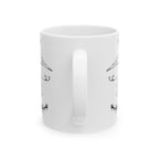 Botanical Sketch Ceramic Mug, Flor De Maga (11oz)