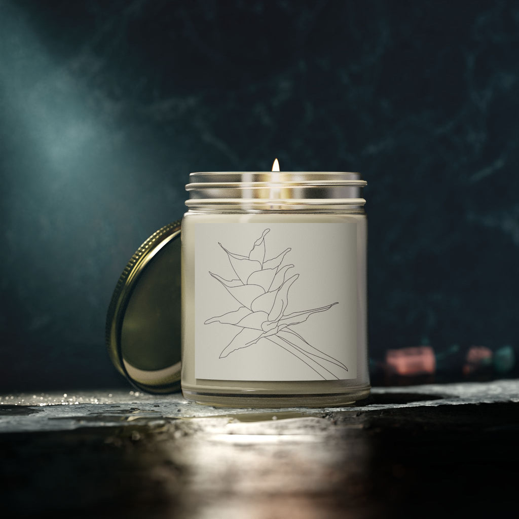 Non-toxic Scented Candle, Puerto Rico Botanical Bromeliad
