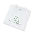 T-Shirt — "Fueled by Love, Sustained by Leftovers" Casual Graphic Tee