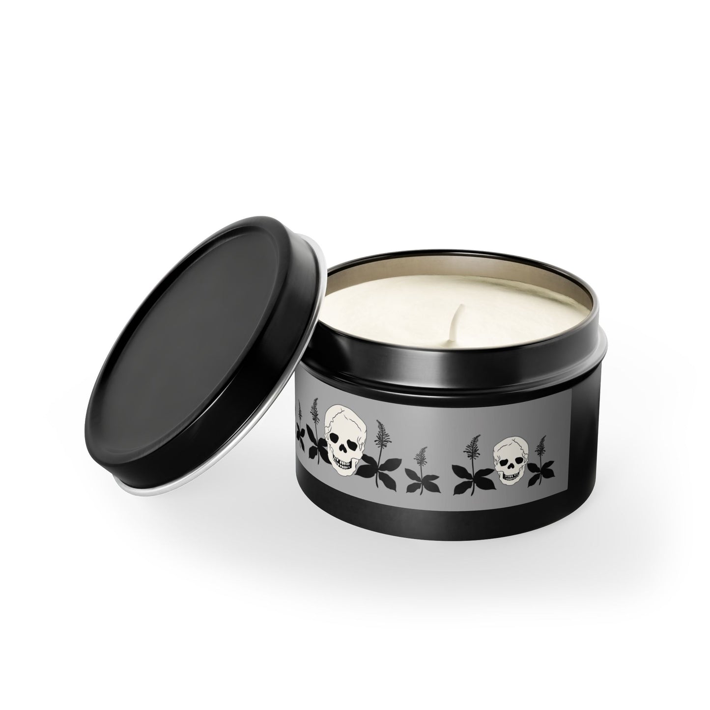 Skull FireSpike Tin Natural Candles