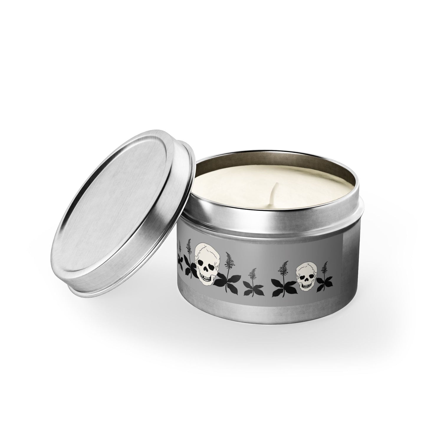 Skull FireSpike Tin Natural Candles