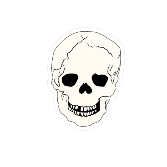 Hand-drawn Skull Graphic Sticker