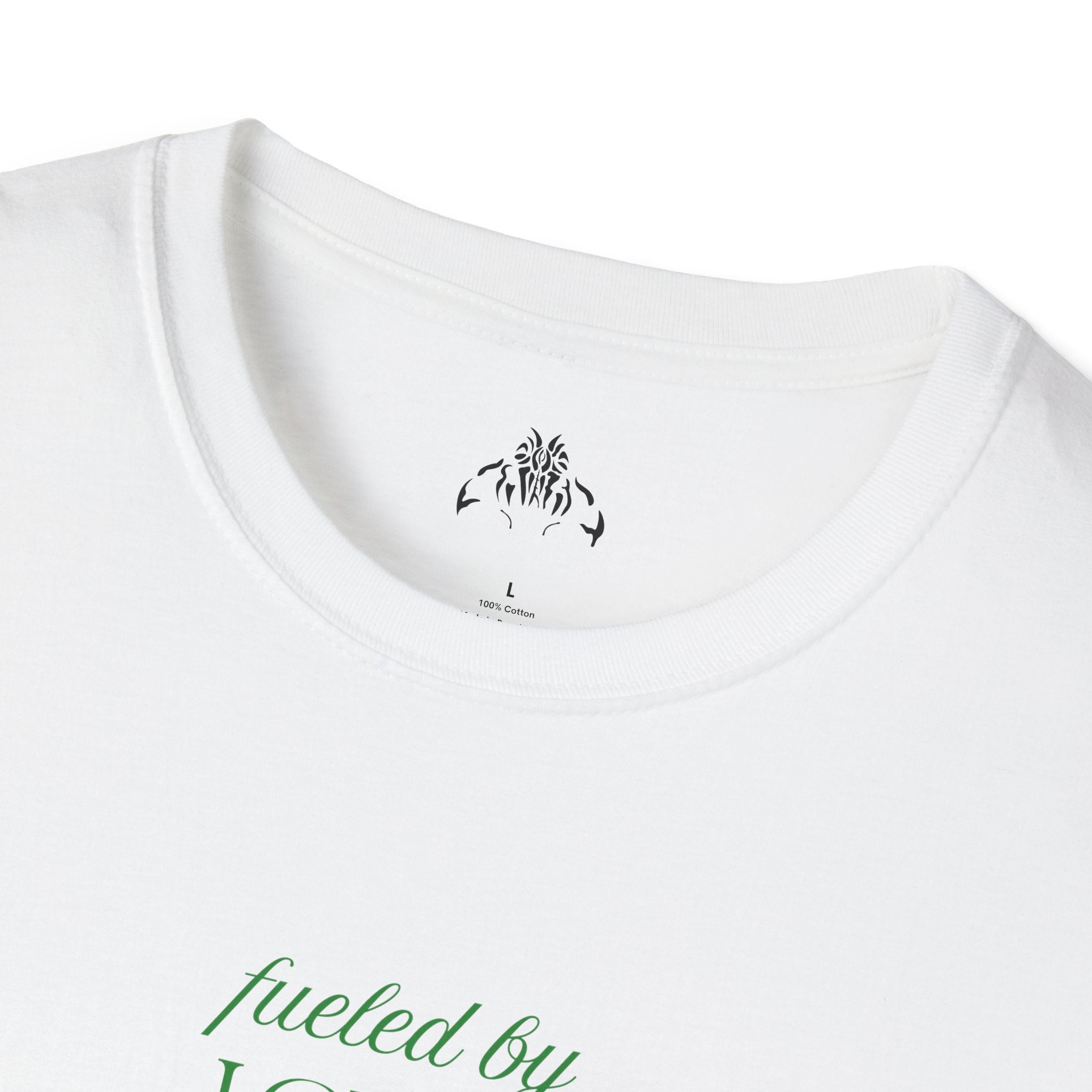 T-Shirt — "Fueled by Love, Sustained by Leftovers" Casual Graphic Tee