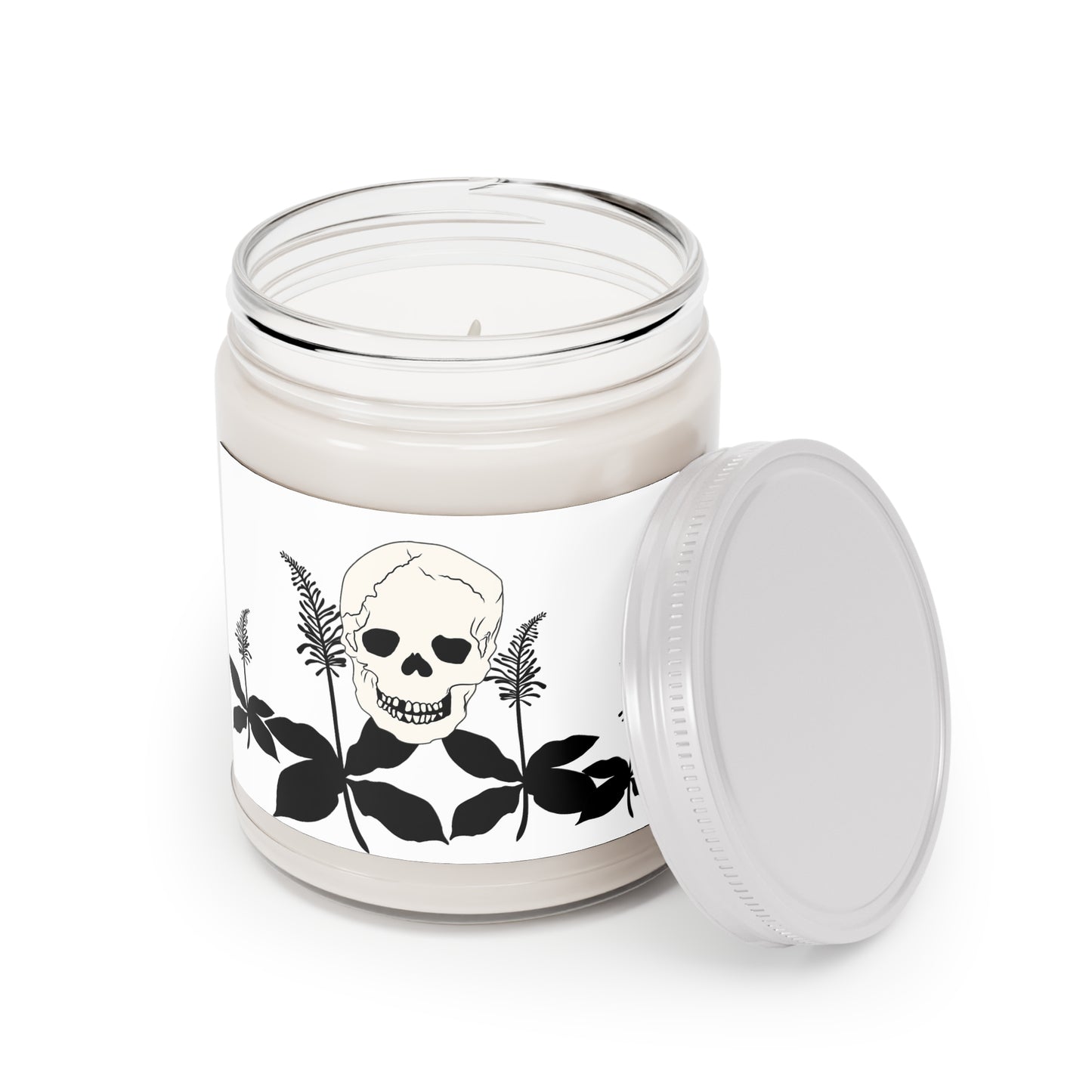 Skull FireSpike Soy Candles Scented, 9oz