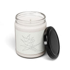 White Soy Candle, 9oz, PR Bromeliad Flower
