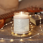 White Soy Candle, 9oz, PR Bromeliad Flower
