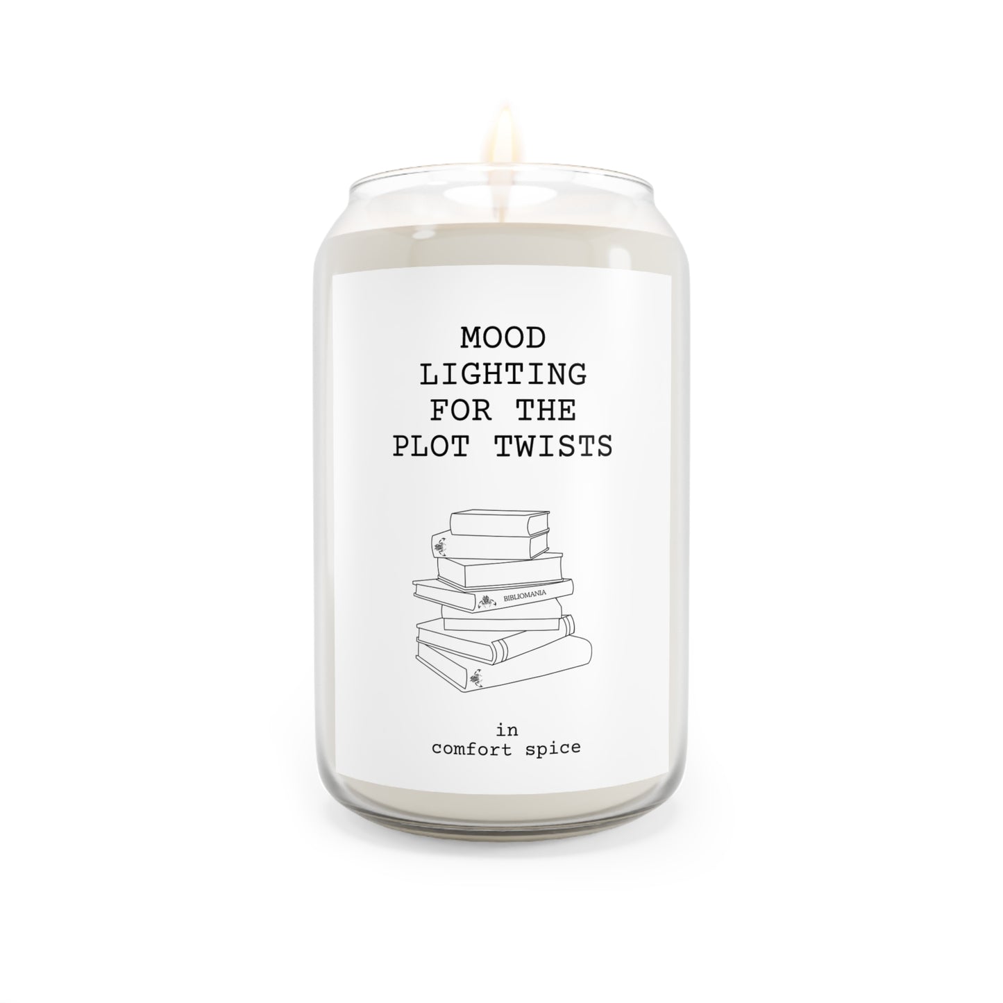 “Mood Lighting for the Plot Twist” Comfort Spice Soy Candle, 13.75oz