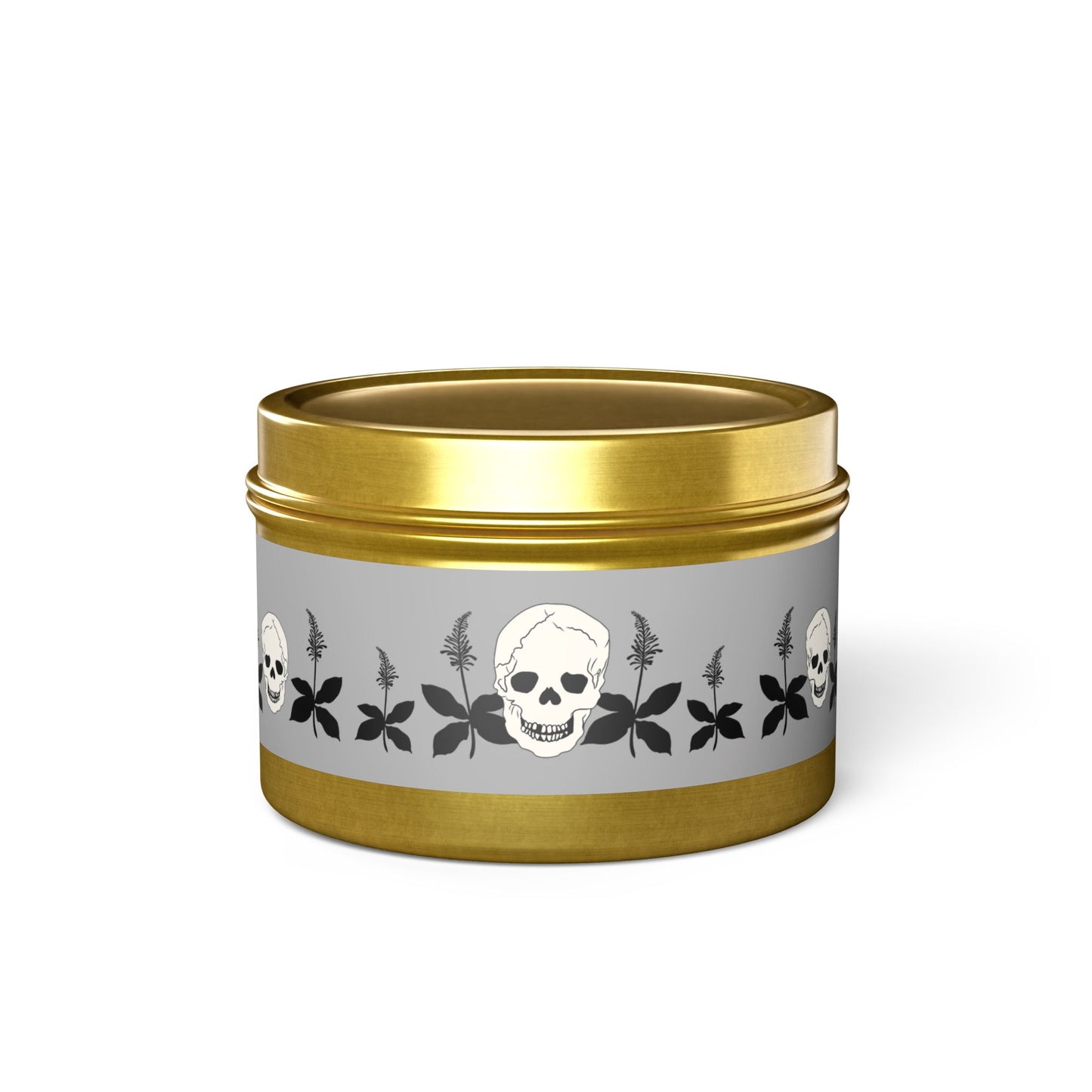 Skull FireSpike Tin Natural Candles