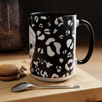 Mug - Fall Skull Alocasia Plant Pattern Hand Drawn Design