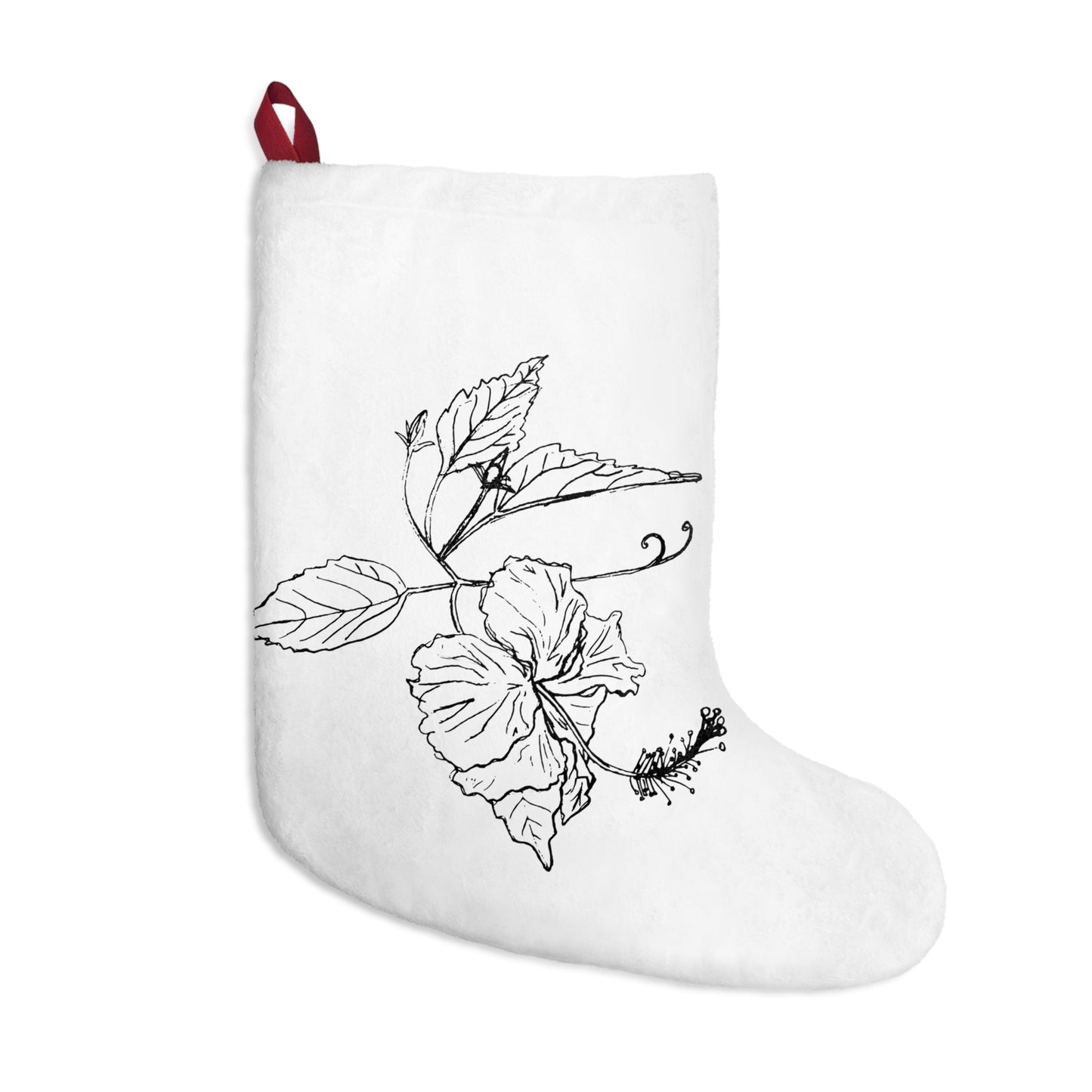 Island Holiday Floral Christmas Stockings