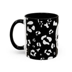 Mug - Fall Skull Alocasia Plant Pattern Hand Drawn Design