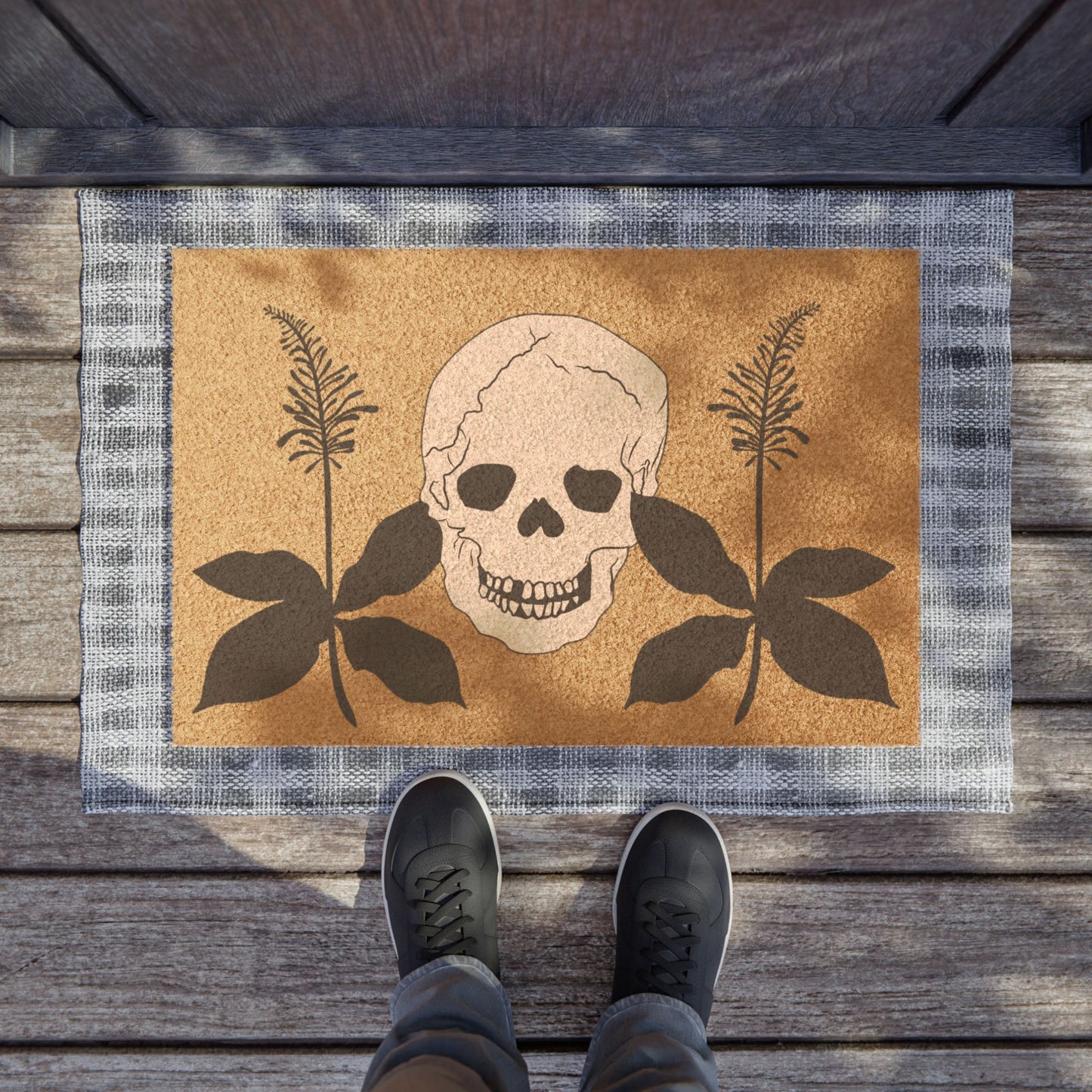 Skull FireSpike Doormat