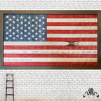 American Fire Service Firehose Flag