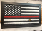 American Fire Service Firehose Flag