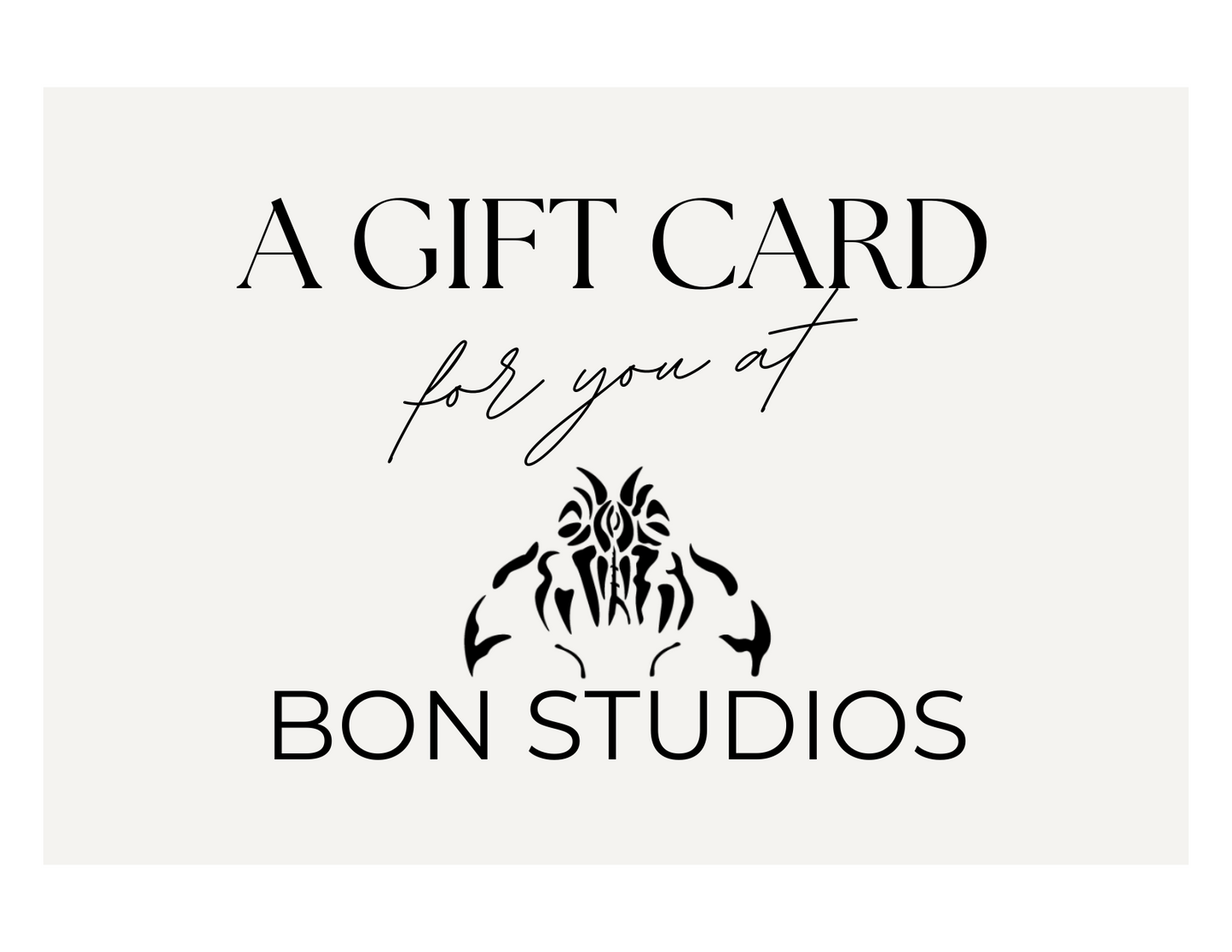 Bon Studios Gift Card