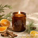 The Clean Candle - Choose Your Cruelty Free Scent (8oz Amber Jar)
