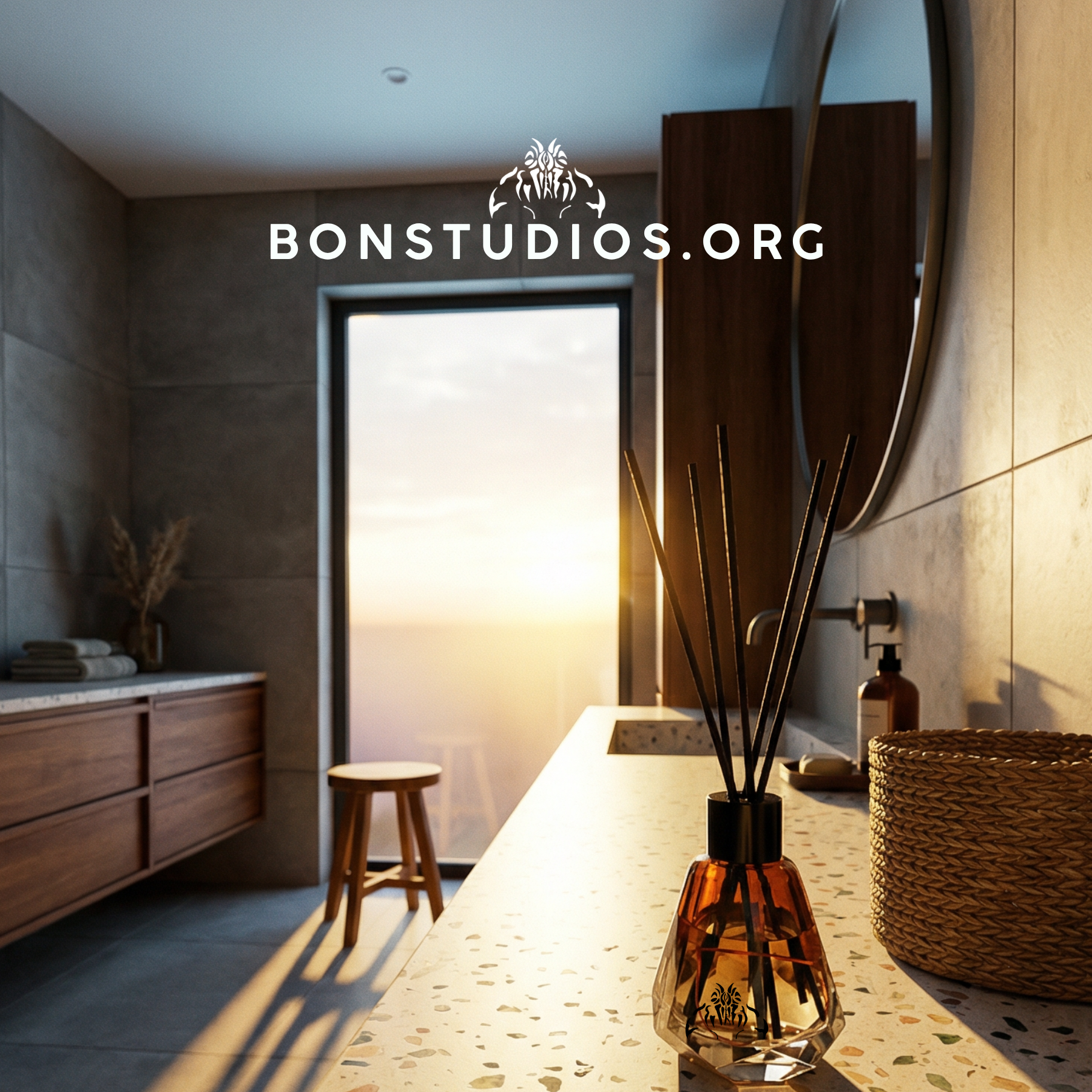 Reed Diffuser in Diamond Amber Glass