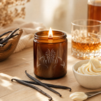 The Clean Candle - Choose Your Cruelty Free Scent (8oz Amber Jar)