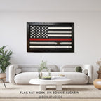 American Fire Service Firehose Flag