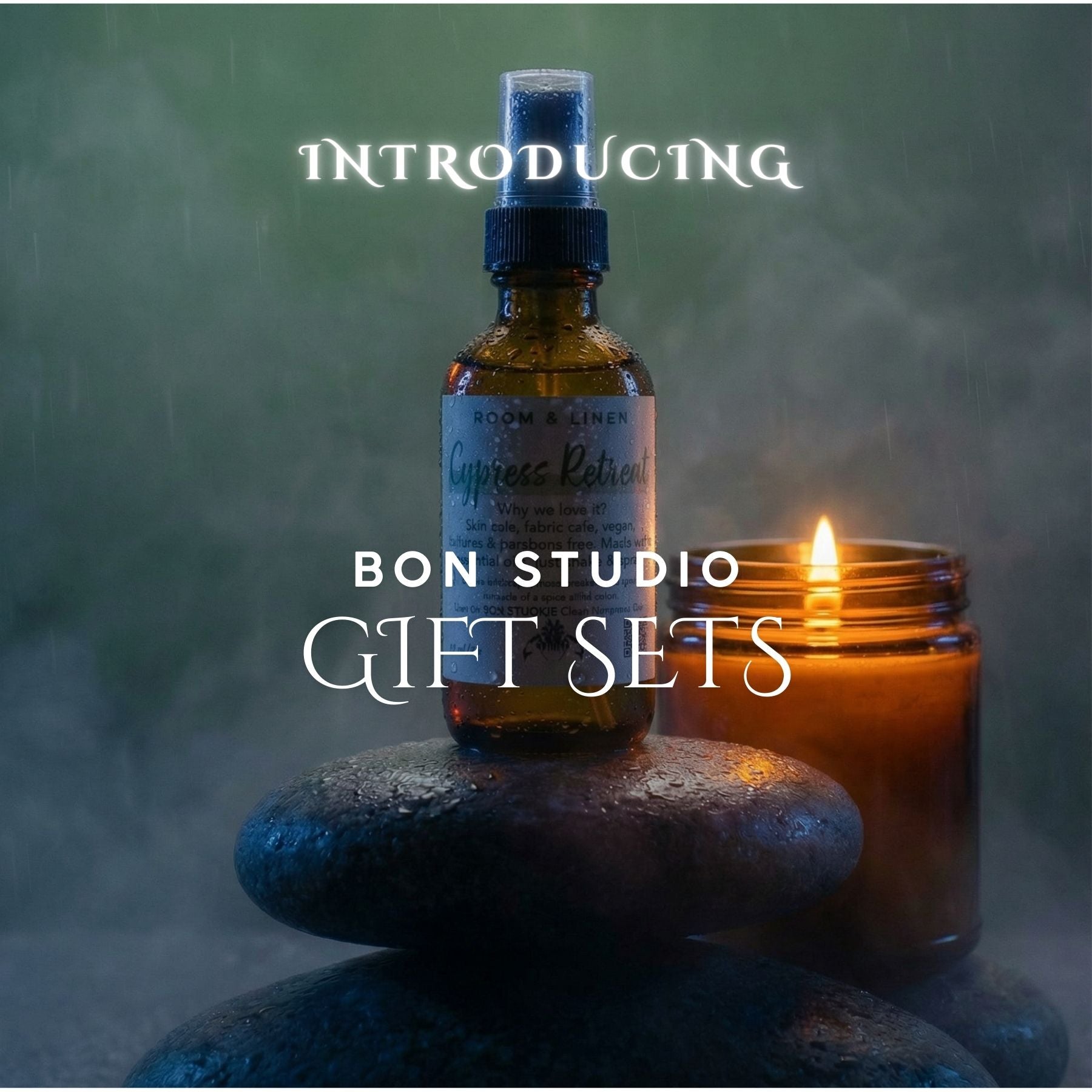 Room & Linen Aromatherapy Spray, Amber Glass