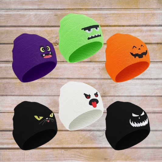 Rise Beanie Faces, One Size