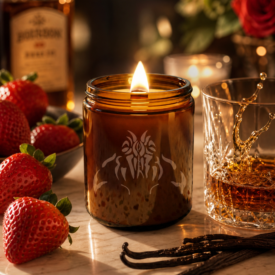 The Clean Candle - Choose Your Cruelty Free Scent (8oz Amber Jar)