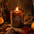 Wicked Ember Clean Candle - Spice, Smoky, Woodsy (8 oz Amber Jar)