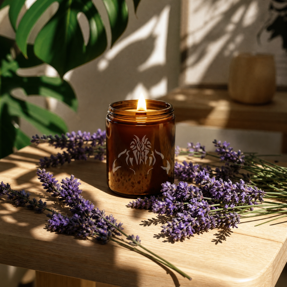 The Clean Candle - Choose Your Cruelty Free Scent (8oz Amber Jar)