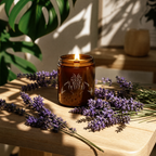 The Clean Candle - Choose Your Cruelty Free Scent (8oz Amber Jar)
