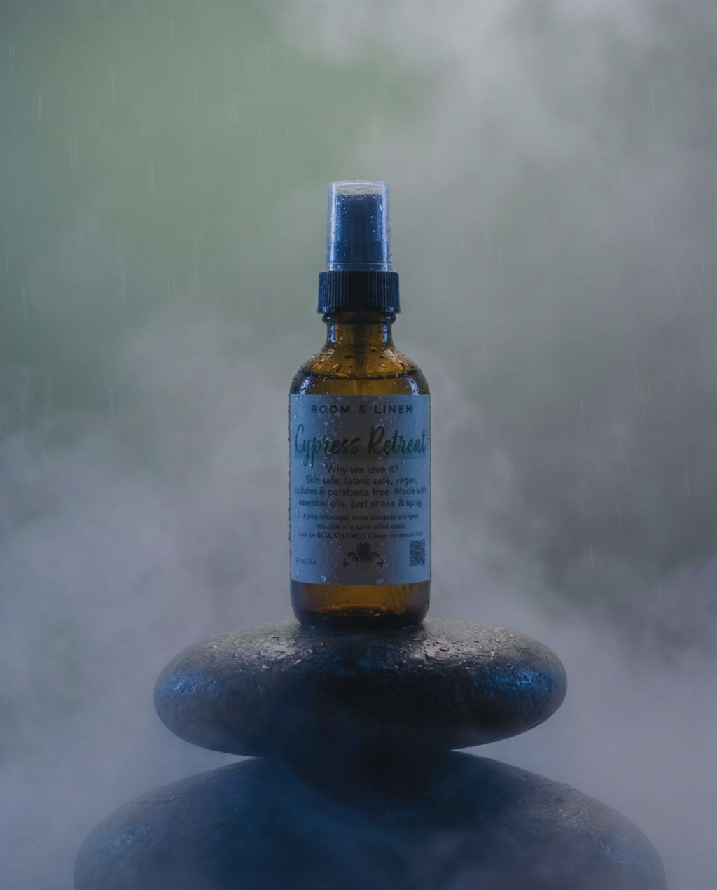 Room & Linen Clean Scent Spray, Amber Glass